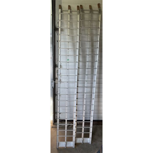 SET OF ALUM RAMPS - APPROX 7 FT