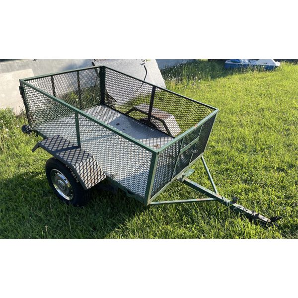 UTILITY TRAILER W/ ALUM FLOOR - 4 X 6' - BALL HITCH 
