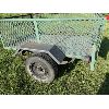 Image 2 : UTILITY TRAILER W/ ALUM FLOOR - 4 X 6' - BALL HITCH 