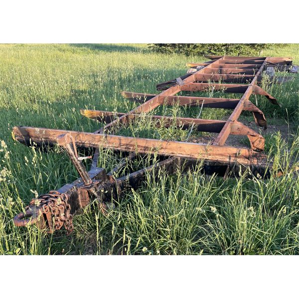 TRAILER FRAME W/ PINTLE HITCH - APPROX 30'
