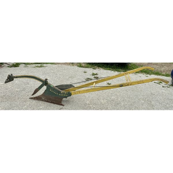 ANTIQUE MASSEY-HARRIS NO 7A SINGLE FURROW PLOW