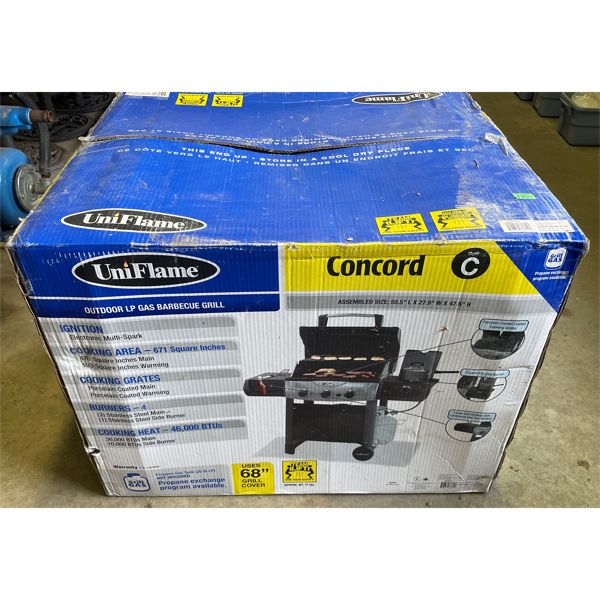 UNIFLAME CONCORD MODEL PROPANE BBQ - NEW IN BOX