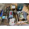 Image 1 : JOB LOT - MOWER BLADES, POWER TRANSFORMER, TROWELS, ETC