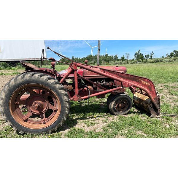 FARMALL MODEL H GAS TRACTOR W/ LOADER