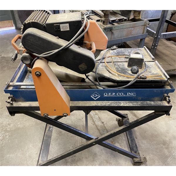 QEP WET TILE SAW Kidd Family Auctions