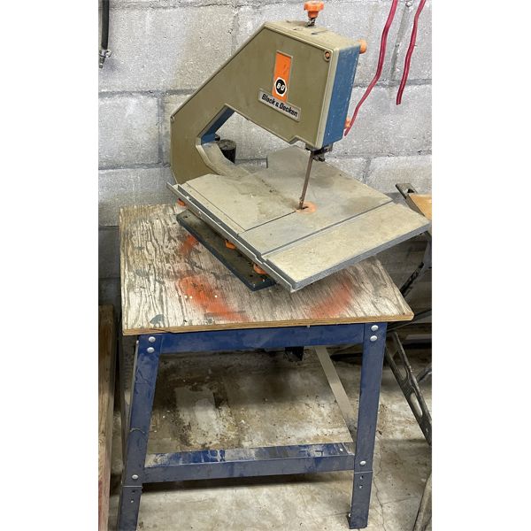 B&D BANDSAW ON STAND, CONV. TO 220V