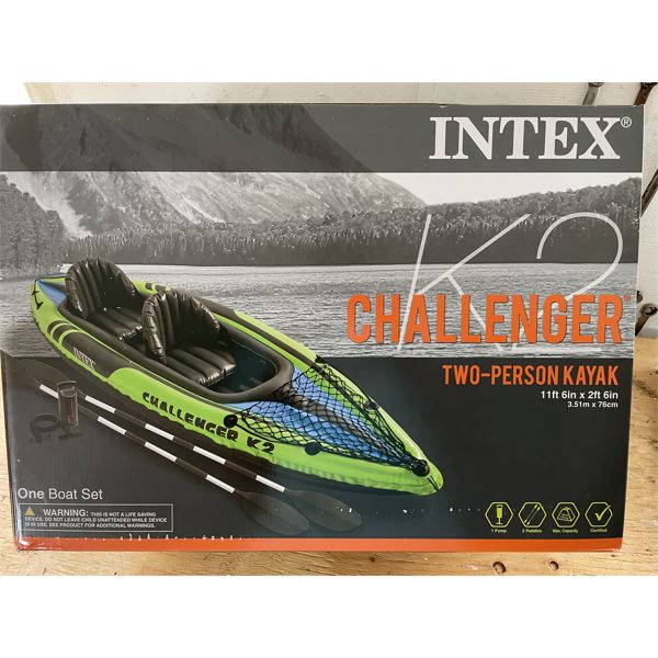 CHALLENGER K2 INFLATABLE KAYAK, NEW