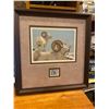 Image 2 : 1981 FNAWS Framed Conservation Stamp Print - Bob Kuhn 18x16