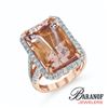 NATURAL MORGANITE & DIAMOND RING BARANOF JEWELERS