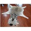 Image 2 : ZEBRA RUG FROM ZIMBABWE PRAIRIE MOUNTAIN WILDLIFE STUDIOS