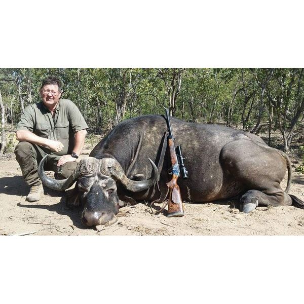 #SLA-24 Giraffe and Buffalo Hunt, South Africa