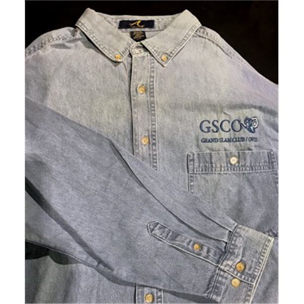 #SLA-81 Exclusive Grand Slam Shirt (Denim - L)