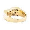 Image 3 : 0.50 ctw Diamond "RS" Initial Men's Ring - 14KT Yellow Gold