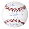 Image 1 : JOSE CANSECO & MARK MCGWIRE DUAL SIGNED RAWLINGS OFFICIAL BASEBALL W/BASH BROTHERS (SCHWARTZ COA)