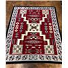 Image 1 : Large Navajo Textile- Red Storm