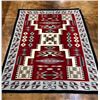 Image 5 : Large Navajo Textile- Red Storm
