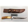 Image 1 : Handmade Randall Knife with Stag Handle and Sheath