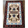 Image 1 : Large and Busy Teec Nos Pas Design Navajo Handmade Textile