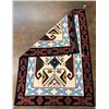 Image 2 : Large and Busy Teec Nos Pas Design Navajo Handmade Textile