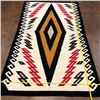 Image 4 : A Large, Beautiful Navajo Textile (Rug) - Circa 1940s