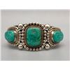 Image 1 : Delightful Rick Martinez Turquoise and Sterling Silver Bracelet