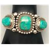 Image 8 : Delightful Rick Martinez Turquoise and Sterling Silver Bracelet