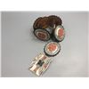 Image 8 : Exquisite Large Coral Inlay Concho Belt by Roger Skeet Jr.