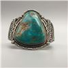 Image 1 : Retro Style Blue Gem Turquoise Bracelet