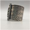 Image 2 : Large STATEMENT PIECE Turquoise and Sterling Silver Bracelet