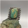 Image 8 : Large STATEMENT PIECE Turquoise and Sterling Silver Bracelet