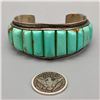Image 2 : Stylish Mosaic Turquoise Inlay Bracelet