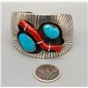 Image 2 : Vibrant and Unique Turquoise and Branch Coral Bracelet