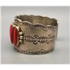 Image 2 : Spectacular Coral and Sterling Silver Row Bracelet