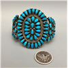 Image 2 : Gorgeous 1950s-1960s Turquoise Cluster Bracelet