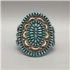 Image 1 : Gorgeous 1960s Turquoise Cluster Bracelet