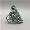Image 4 : Gorgeous 1960s Turquoise Cluster Bracelet