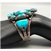 Image 8 : Older Turquoise Cluster Bracelet With Super Turquoise!