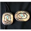 Image 8 : Classy Zuni Inlay Bolo Tie and Buckle Set by J. Quam