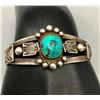 Image 8 : Exquisite Morris Robinson Sterling Silver and Turquoise Bracelet