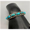 Image 8 : Tantalizing Turquoise and Sterling Silver Mark Chee Bracelet