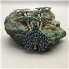 Image 8 : Elegant Zuni Needlepoint Squash Blossom Necklace