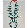 Image 2 : Bold & Beautiful Turquoise Squash Blossom Necklace