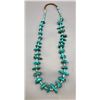 Image 2 : Large Blue TurquoiseNugget Necklace