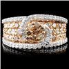 Image 1 : 14K Gold 2.45ctw Fancy Diamond Ring