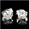 Image 1 : 14K Gold 0.58ctw Diamond Earrings