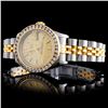 Image 2 : Rolex YG/SS DateJust 1.00ct Diamond Ladies Watch