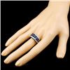 Image 3 : 18K Gold 4.46ct Sapphire & 0.58ctw Diamond Ring