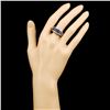 Image 4 : 18K Gold 4.46ct Sapphire & 0.58ctw Diamond Ring