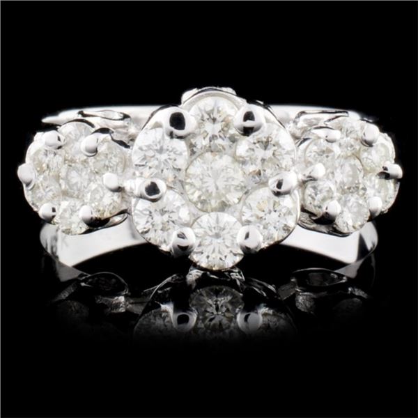 18K Gold 0.77ctw Diamond Ring