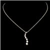 Image 2 : 14K Gold 0.16ctw Diamond Pendant